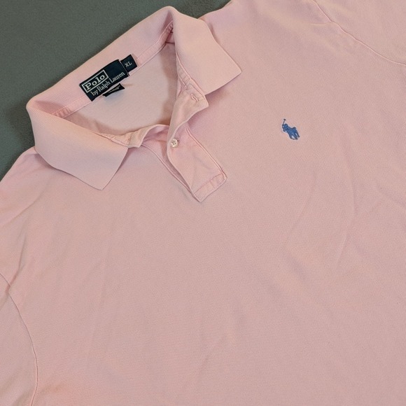 Polo Ralph Lauren Other - Polo Ralph Lauren Pink Short Sleeve Classic Fit Mens Polo Shirt XL